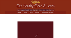 Desktop Screenshot of gethealthycleanandlean.info